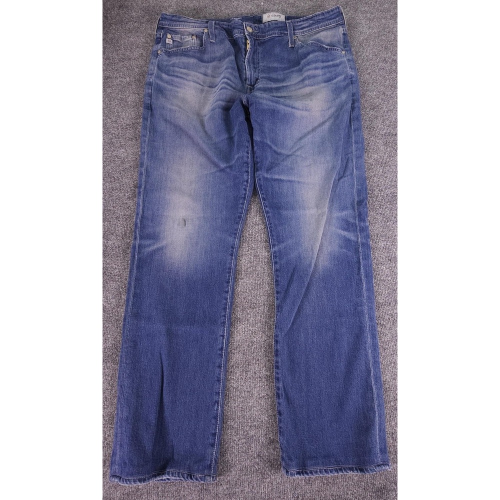 AG Adriano Goldschmied‎ Everett Jeans Mens 40R Blue Slim Straight Stretch Denim